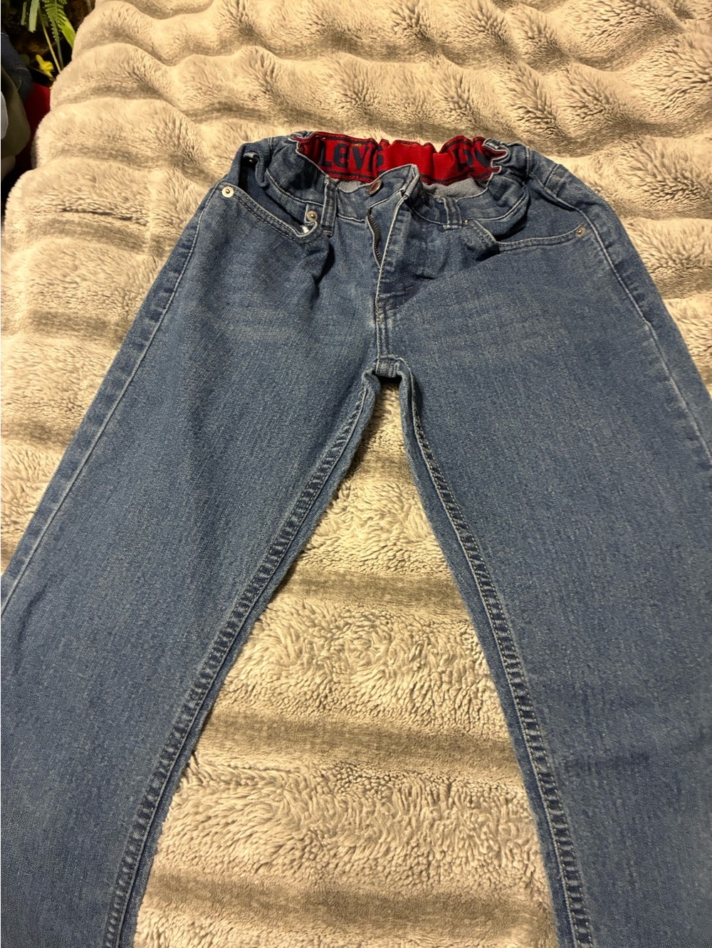 Levi's Blue Elastic-Waist Men’s Jeans